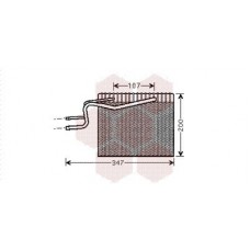 4300V365 VAN WEZEL Випарник кондиціонера