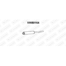VW80164 VENEPORTE Предглушник вихлопних газів