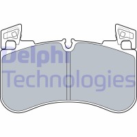 LP3540 DELPHI Комплект гальмівних колодок дисковий гальм