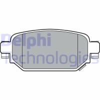 LP3393 DELPHI Комплект гальмівних колодок дисковий гальм