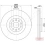 DI-0908C JAPANPARTS Гальмівний диск