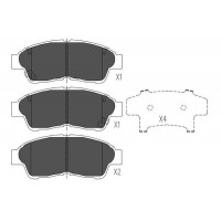 KBP-9005 KAVO PARTS Комплект гальмівних колодок дисковий гальм