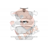 RB2174-208 R BRAKE Комплект гальмівних колодок дисковий гальм