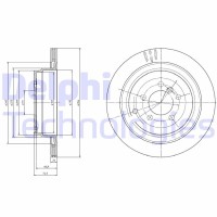 BG4021C DELPHI Гальмівний диск