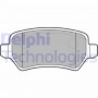 LP2209 DELPHI Комплект гальмівних колодок дисковий гальм
