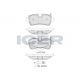 181812 ICER Комплект гальмівних колодок дисковий гальм
