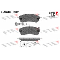 BL2022B3 FTE Комплект гальмівних колодок дисковий гальм