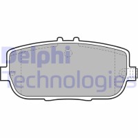 LP2027 DELPHI Комплект гальмівних колодок дисковий гальм