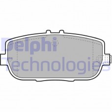 LP2027 DELPHI Комплект гальмівних колодок дисковий гальм