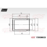 72938023 MAXTECH Поршень корпус скоби гальма