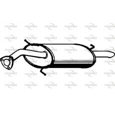 P7842 FENNO Глушник вихлопних газів кінцевий