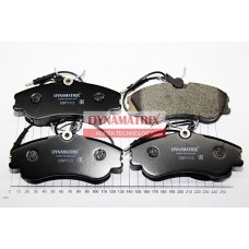 DBP1112 DYNAMATRIX Комплект гальмівних колодок дисковий гальм