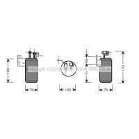 VND017 AVA QUALITY COOLING Осушувач кондиціонера