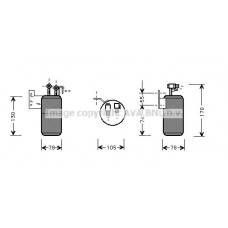 VND017 AVA QUALITY COOLING Осушувач кондиціонера