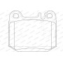 WBP23157A WAGNER Комплект гальмівних колодок дисковий гальм