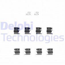 LX0366 DELPHI Комплектуючі колодки дискового гальма