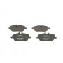 0 986 495 251 BOSCH Комплект гальмівних колодок дисковий гальм