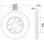 ND6016K NISSHINBO Гальмівний диск
