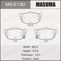 MS-2130 MASUMA Комплект гальмівних колодок