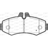 BPA0701.00 OPEN PARTS Комплект гальмівних колодок дисковий гальм