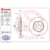 09.9589.11 BREMBO Гальмівний диск