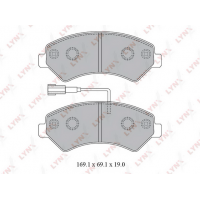 BD-2829 LYNXauto Комплект гальмівних колодок дисковий гальм