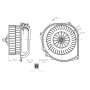 WG2160416 WILMINK GROUP Вентилятор салону