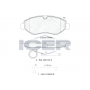141832-203 ICER Комплект гальмівних колодок дисковий гальм