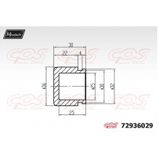 72936029 MAXTECH Поршень корпус скоби гальма