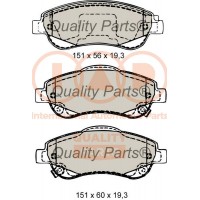 704-06065 IAP QUALITY PARTS КомплеК т гальмівних колодок, дискове гальмо