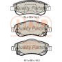 704-06065 IAP QUALITY PARTS КомплеК т гальмівних колодок, дискове гальмо