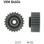 VKM 84604 SKF Паразитный / Ведущий ролик, Зубчастий ремінь