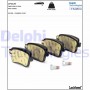 LP2126 DELPHI Комплект гальмівних колодок дисковий гальм
