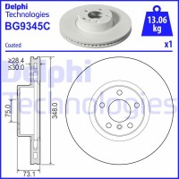 BG9345C DELPHI Гальмівний диск