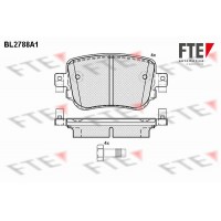 BL2788A1 FTE КомплеК т гальмівних колодок, дискове гальмо