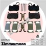 22091.150.2 ZIMMERMANN Комплект гальмівних колодок дисковий гальм