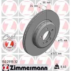 150.2919.32 ZIMMERMANN Гальмівний диск