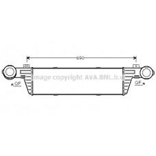 MSA4296 AVA QUALITY COOLING Интеркулер