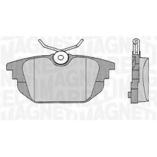 363916060106 MAGNETI MARELLI Комплект гальмівних колодок дисковий гальм