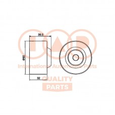 127-12082 IAP QUALITY PARTS Натяжний ролик ремінь ГРМ