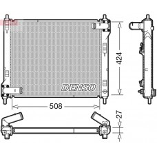 DRM46043 DENSO Радіатор охолодження двигуна