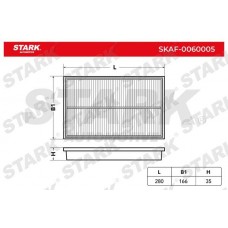 SKAF-0060005 Stark Повітряний фільтр