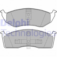 LP1164 DELPHI Комплект гальмівних колодок дисковий гальм