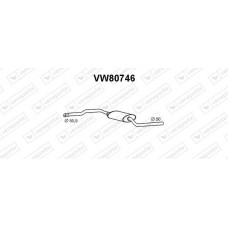 VW80746 VENEPORTE Предглушник вихлопних газів