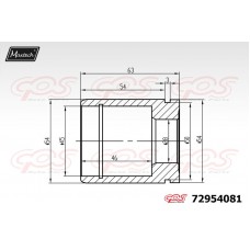 72954081 MAXTECH Поршень корпус скоби гальма