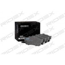 402B0719 RIDEX Комплект гальмівних колодок дисковий гальм