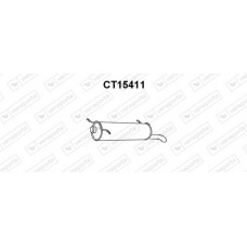 CT15411 VENEPORTE Глушник вихлопних газів кінцевий