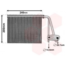 4300V566 VAN WEZEL Випарник кондиціонера