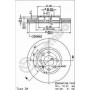 09.8601.75 BREMBO Гальмівний диск