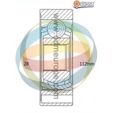 14-216100 Multiparts Шарнирный комплект, Привідний вал